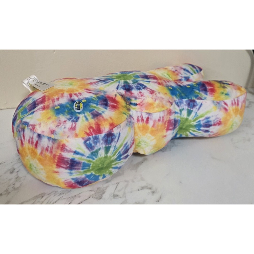 2023 Easter PEEPS 17" LARGE Bunny Plush Pillow Decór Tie Dye - Picture 4 of 4